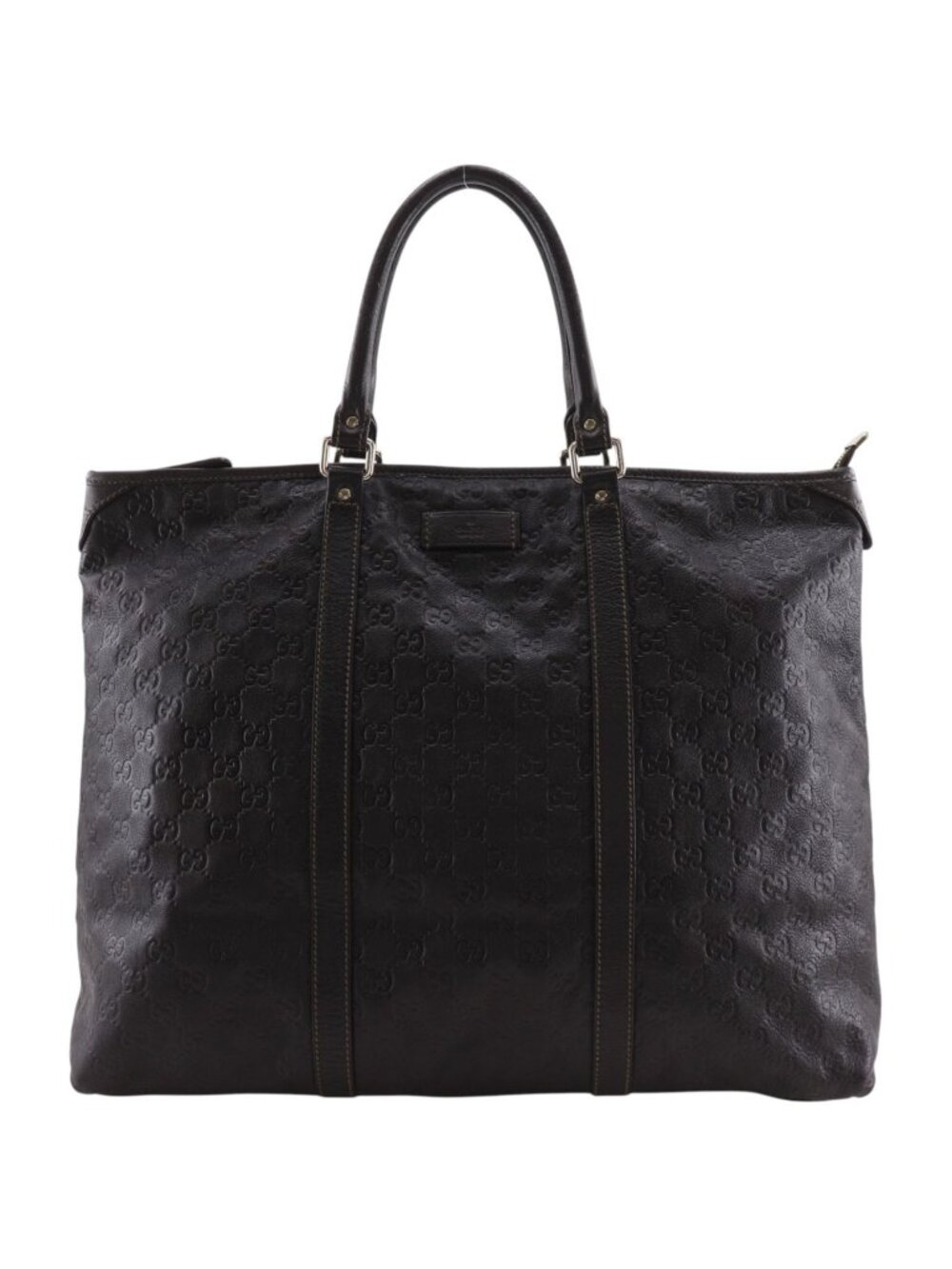 Gucci Travel Bag GG Guccissima Leather Brown